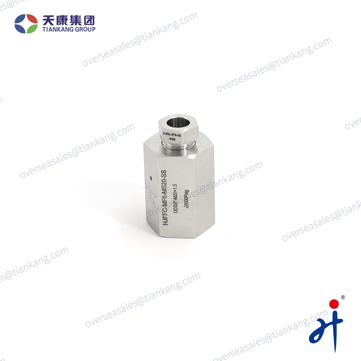 وصلة ضغط تيانكانغ هونغجي عالية الضغط بخيط أنثوي | ٢٠٠٠٠ رطل/بوصة مربعة - تيانكانغ إنترناشونال