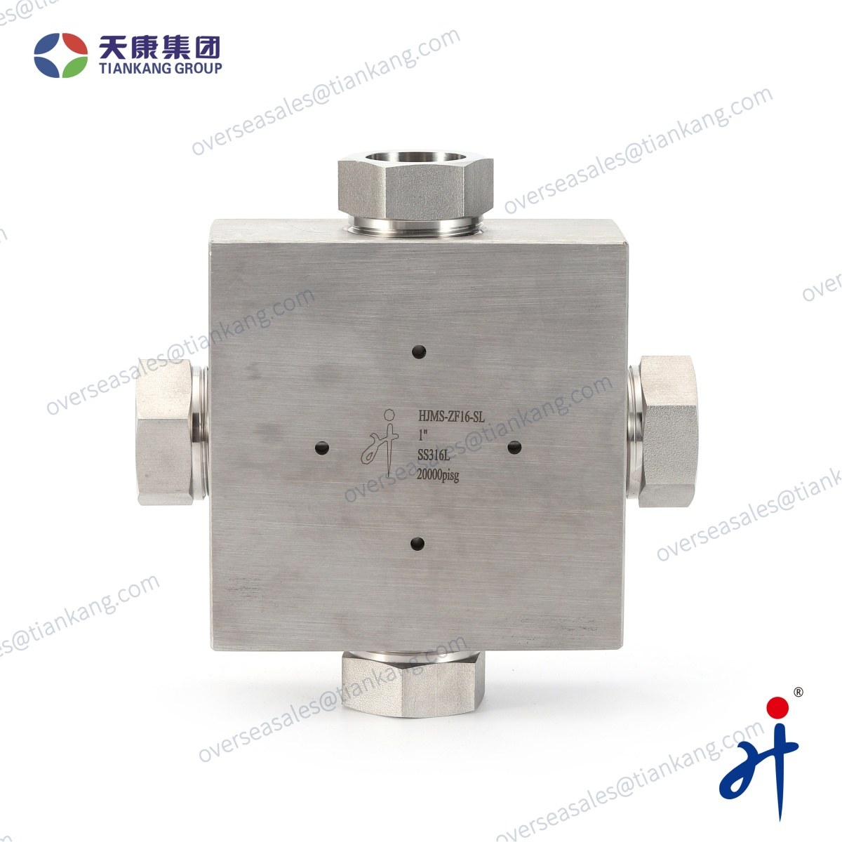 وصلة أنابيب تقاطعية عالية الضغط من تيانكانغ هونغجي | ٢٠٠٠٠ رطل/بوصة مربعة - تيانكانغ إنترناشونال