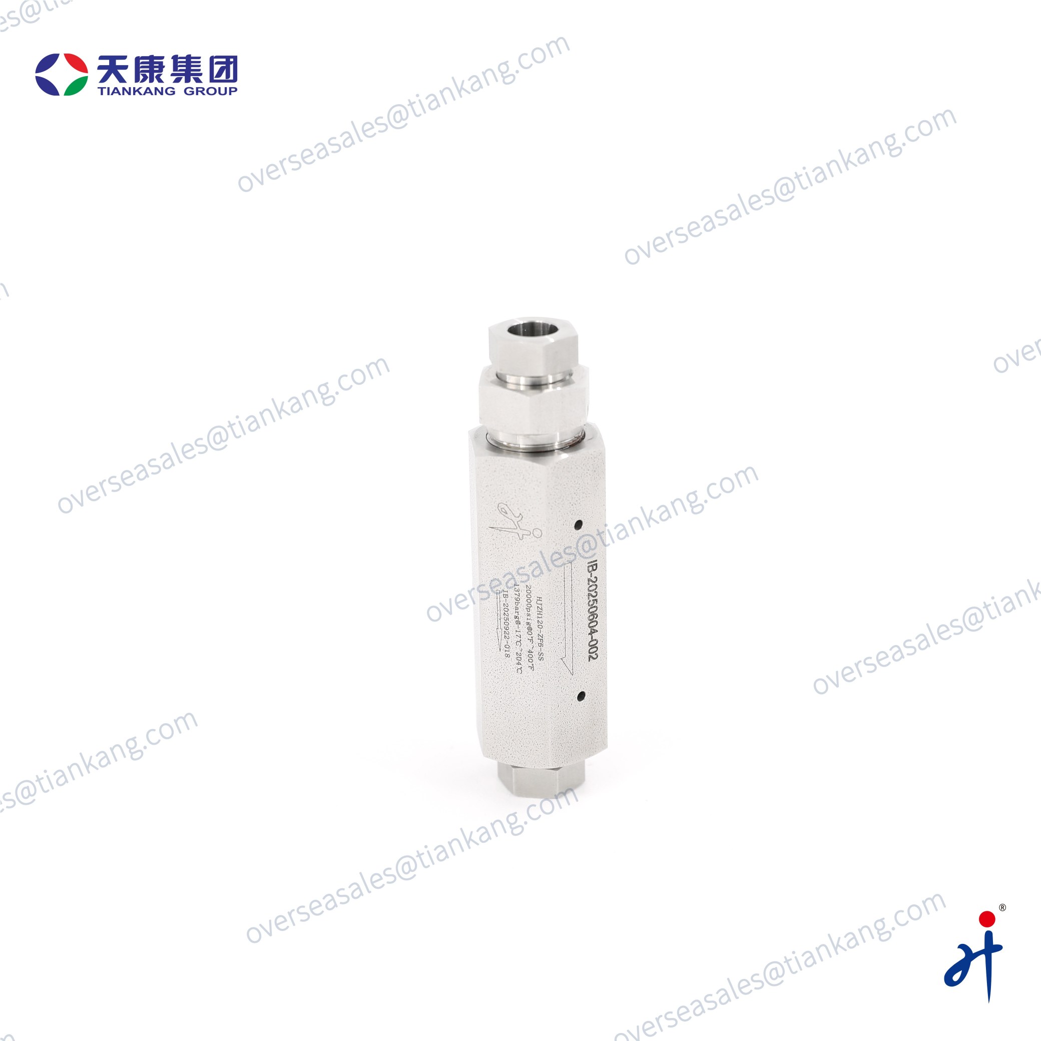 TianKang HongJi Medium and High Pressure Metal-Seated Check Valves - تيانكانغ إنترناشونال